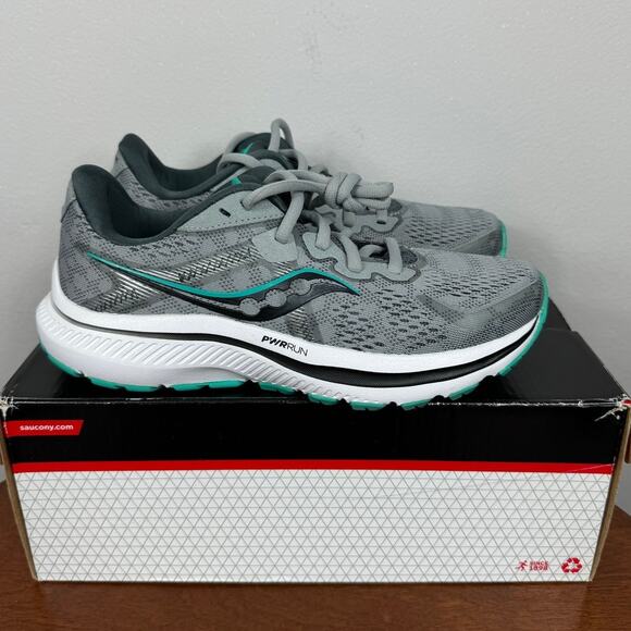 New Saucony Omni 20 Running Sneaker in Alloy/Jade Women's Size 5.5 - Picture 5 of 9